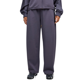 Pantalones de mujer Puma HER Relaxed DK Barrel Leg Pants azul oscuro 69402435