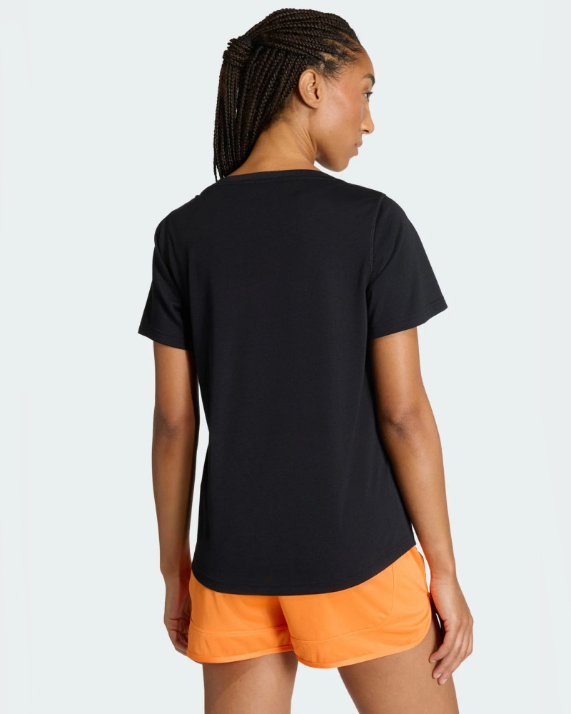 Camiseta de mujer Adidas WE MIN SCP TEE negra JY5605
