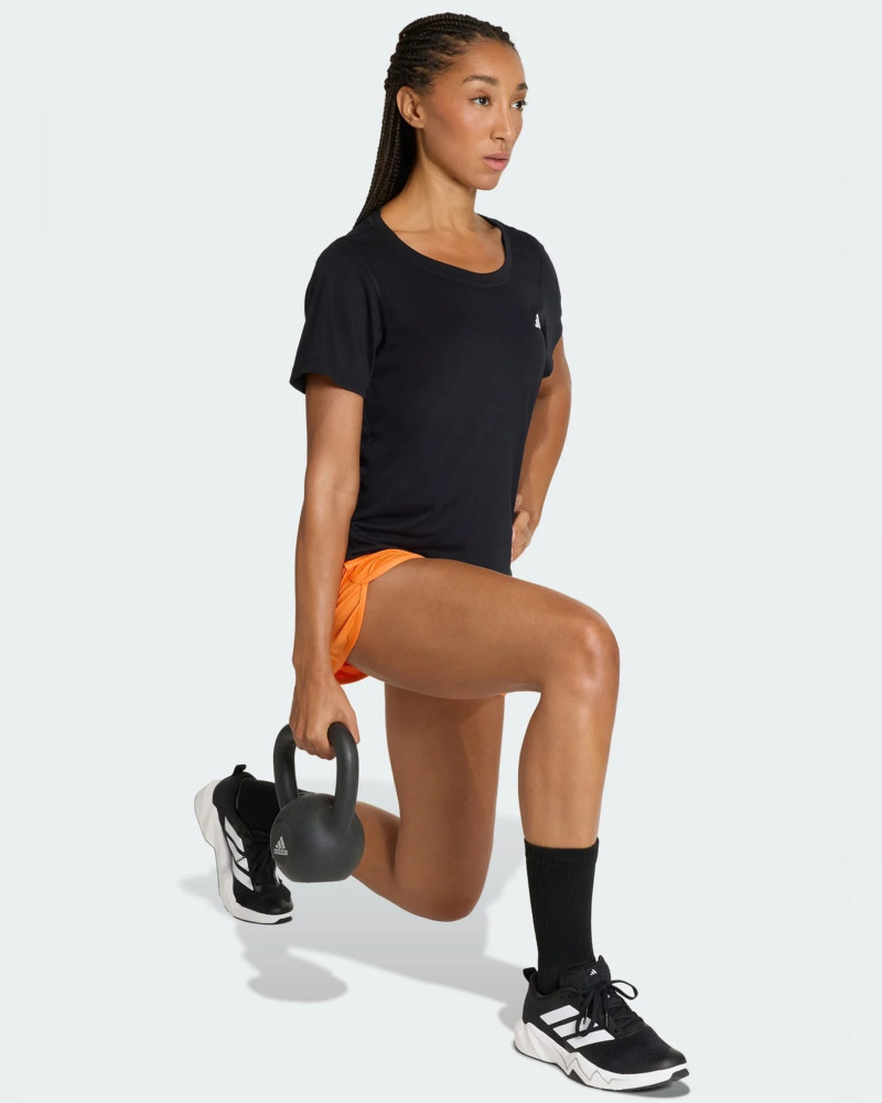 Camiseta de mujer Adidas WE MIN SCP TEE negra JY5605