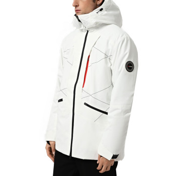 Men's jacket Larum Crest white 302504-100