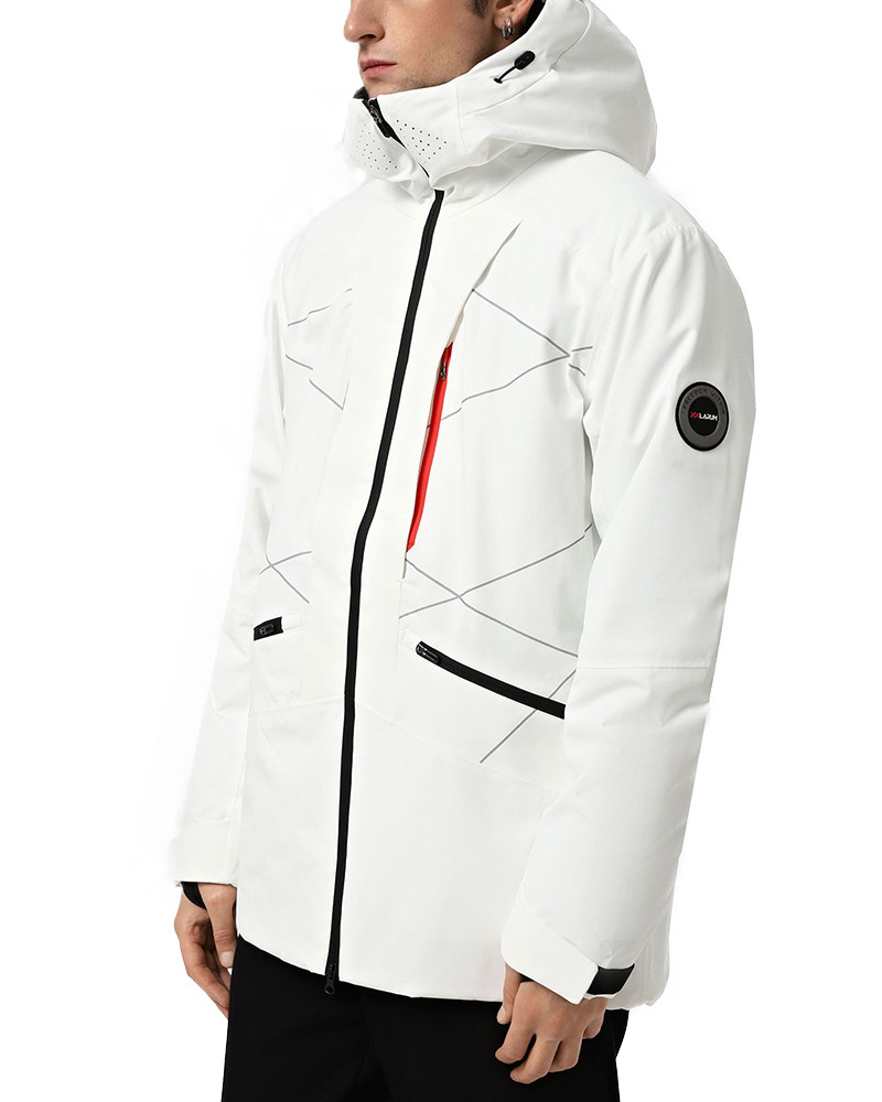 Chaqueta de hombre Larum Crest blanca 302504-100