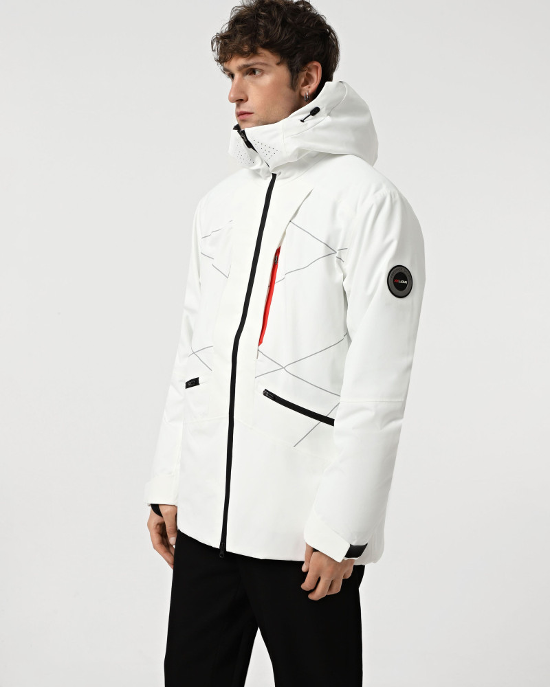 Chaqueta de hombre Larum Crest blanca 302504-100