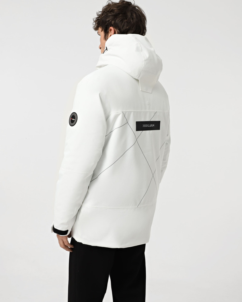 Chaqueta de hombre Larum Crest blanca 302504-100