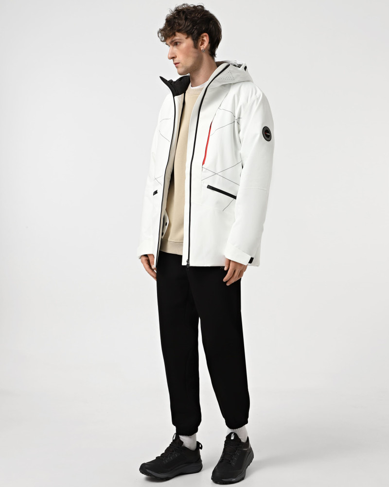 Chaqueta de hombre Larum Crest blanca 302504-100
