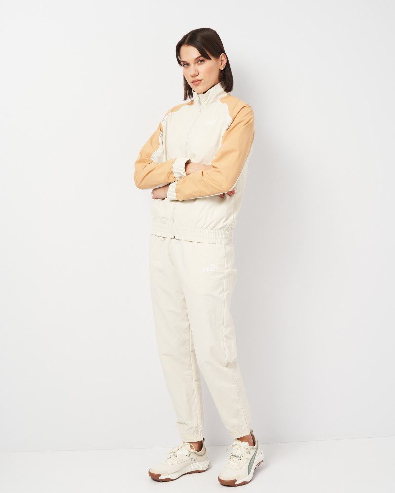 Костюм жіночий Puma Woven Tracksuit бежевий 68508087