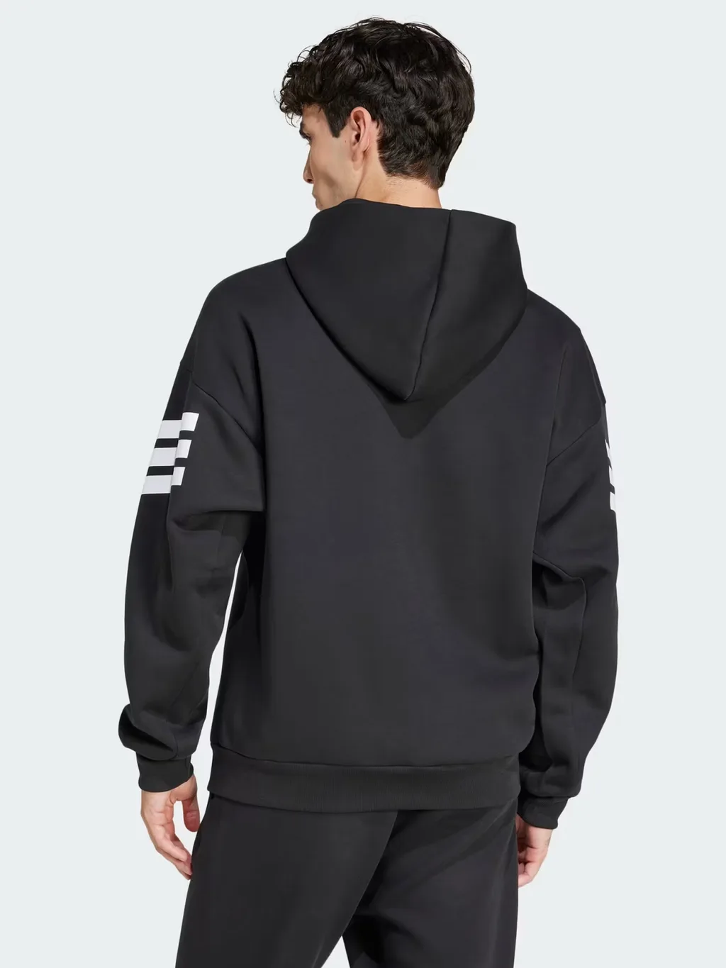 Adidas JD4827 Sudadera de Hombre M FI 3S FZ - 2