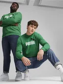 Puma 58676386 Sudadera de Hombre ESS+ 2 Col Big Logo Crew TR Archive Gree - 3
