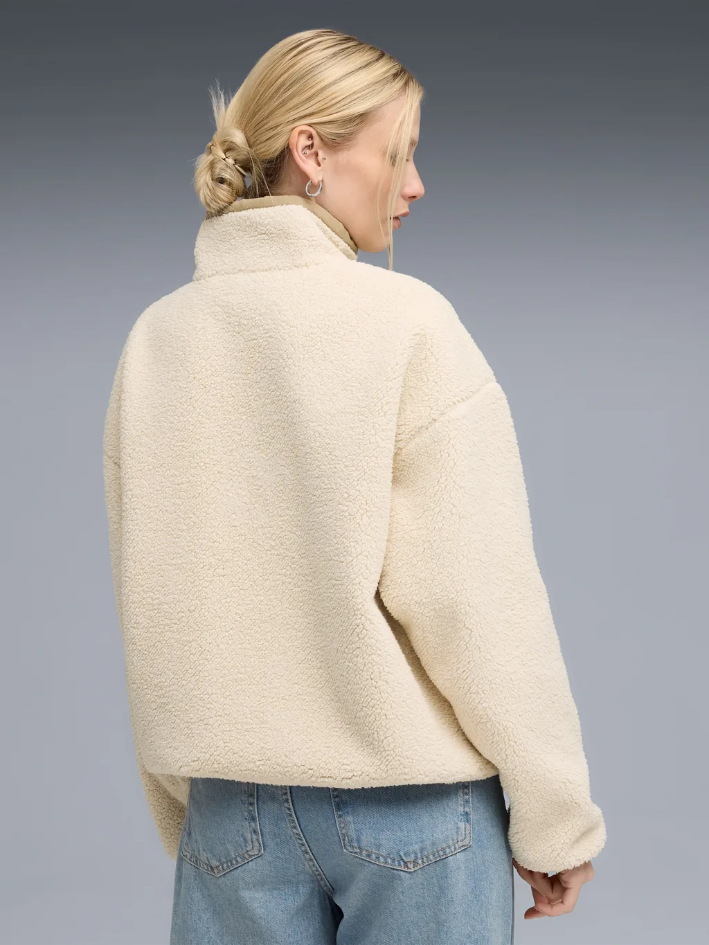 PUMA 688386-87 Chaqueta de mujer Reversible Hybrid Sherpa Jacket - 2
