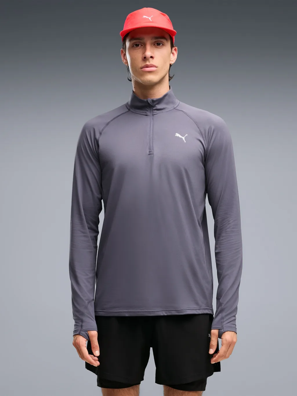 Puma 526627-35 Camiseta de Hombre M RUN VELOCITY CLOUDSPUN 1/4 ZIP - 1