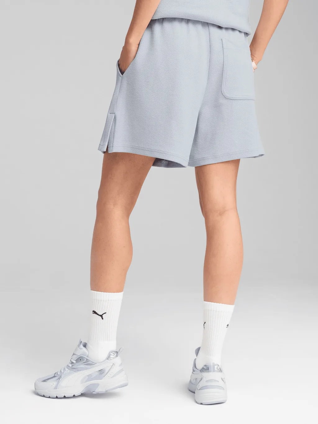 Puma 685062-47 Pantalones Cortos de Mujer HER High-Waist Shorts 5" - 2