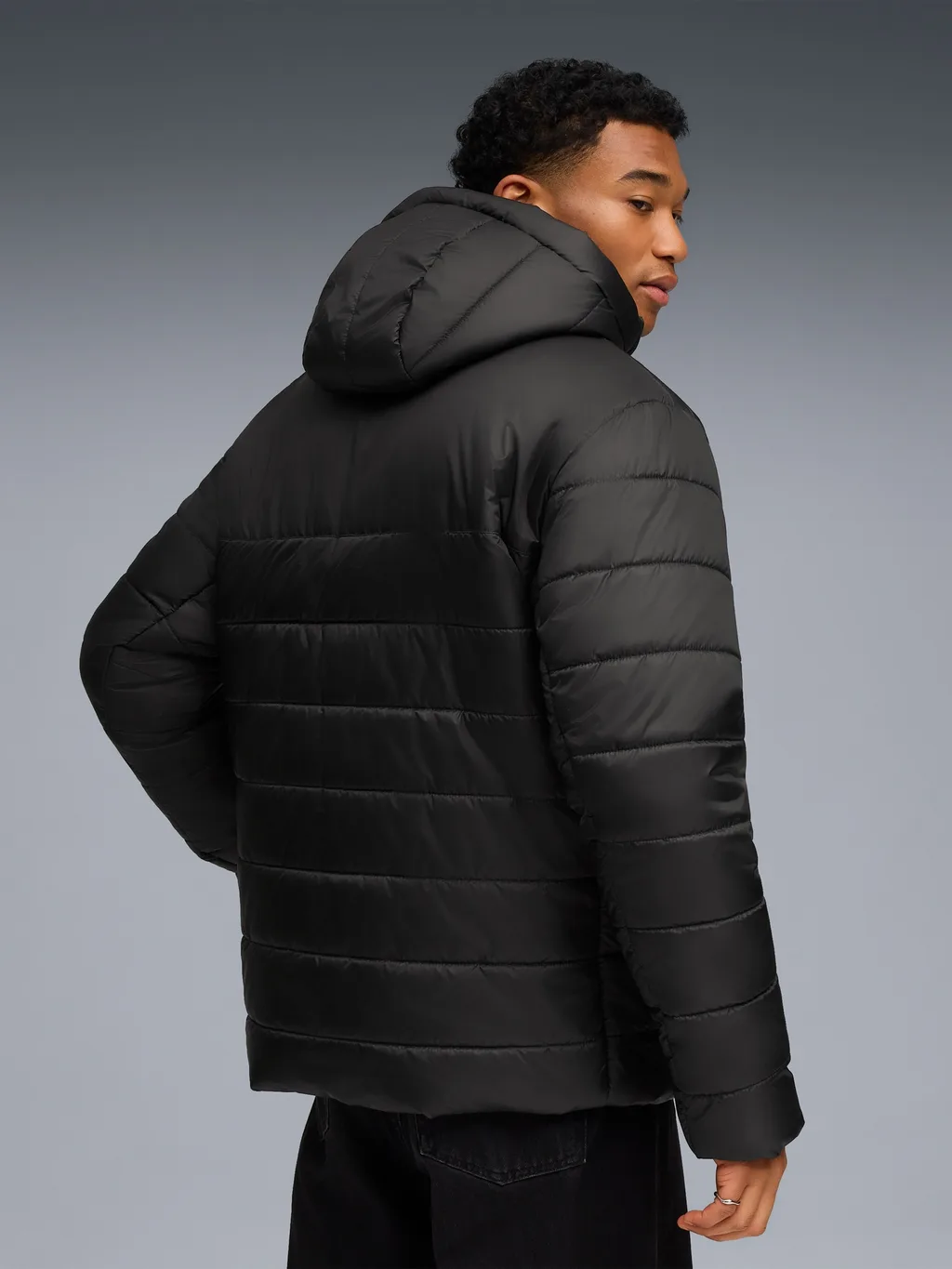Puma 685211-01 Chaqueta de hombre ESS Hooded Padded Jacket - 2