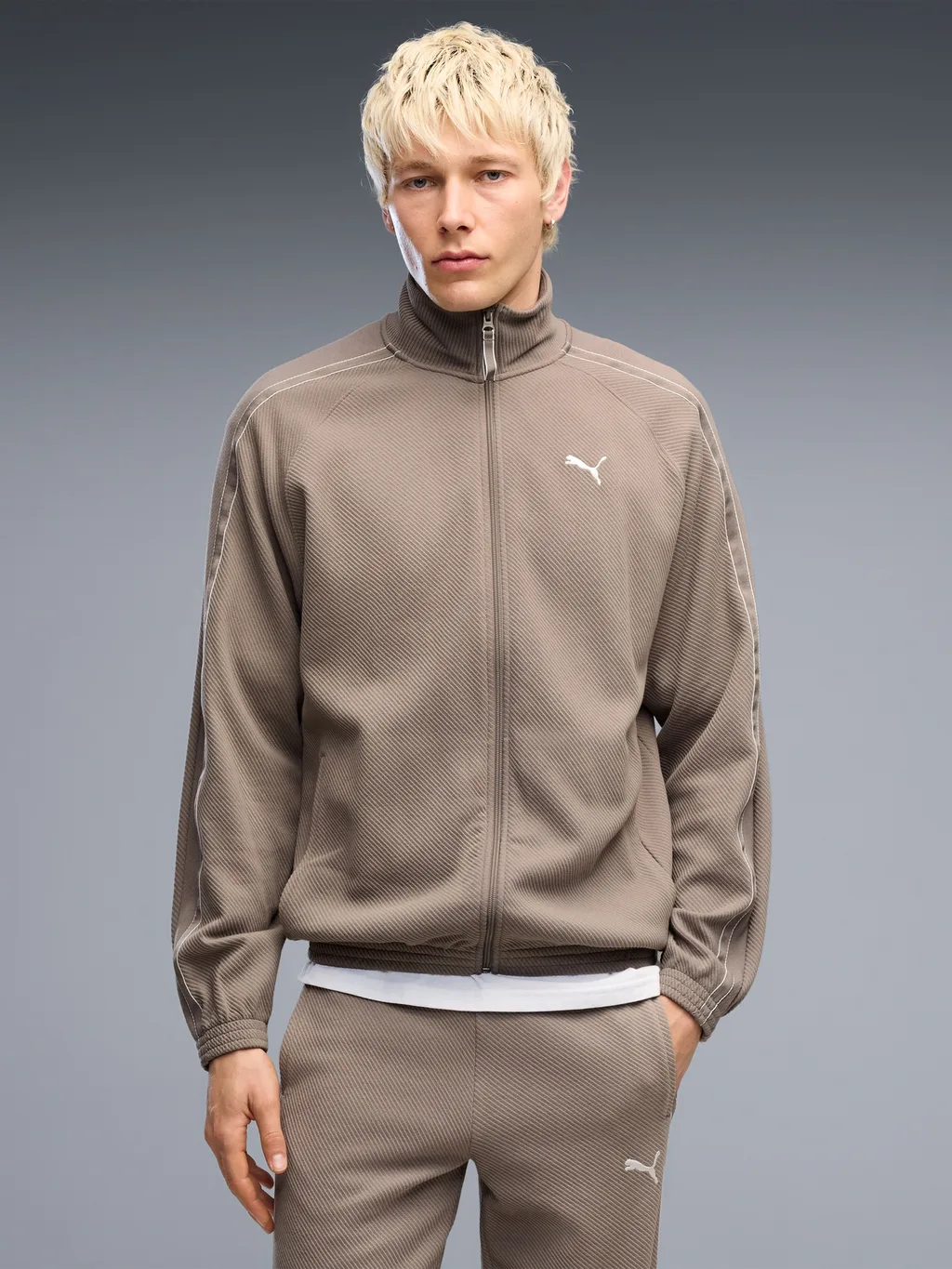 Puma 694298-81 Sudadera de Hombre PUMA CLASS Relaxed Material Track Jacket - 1