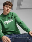 Puma 58676386 Sudadera de Hombre ESS+ 2 Col Big Logo Crew TR Archive Gree