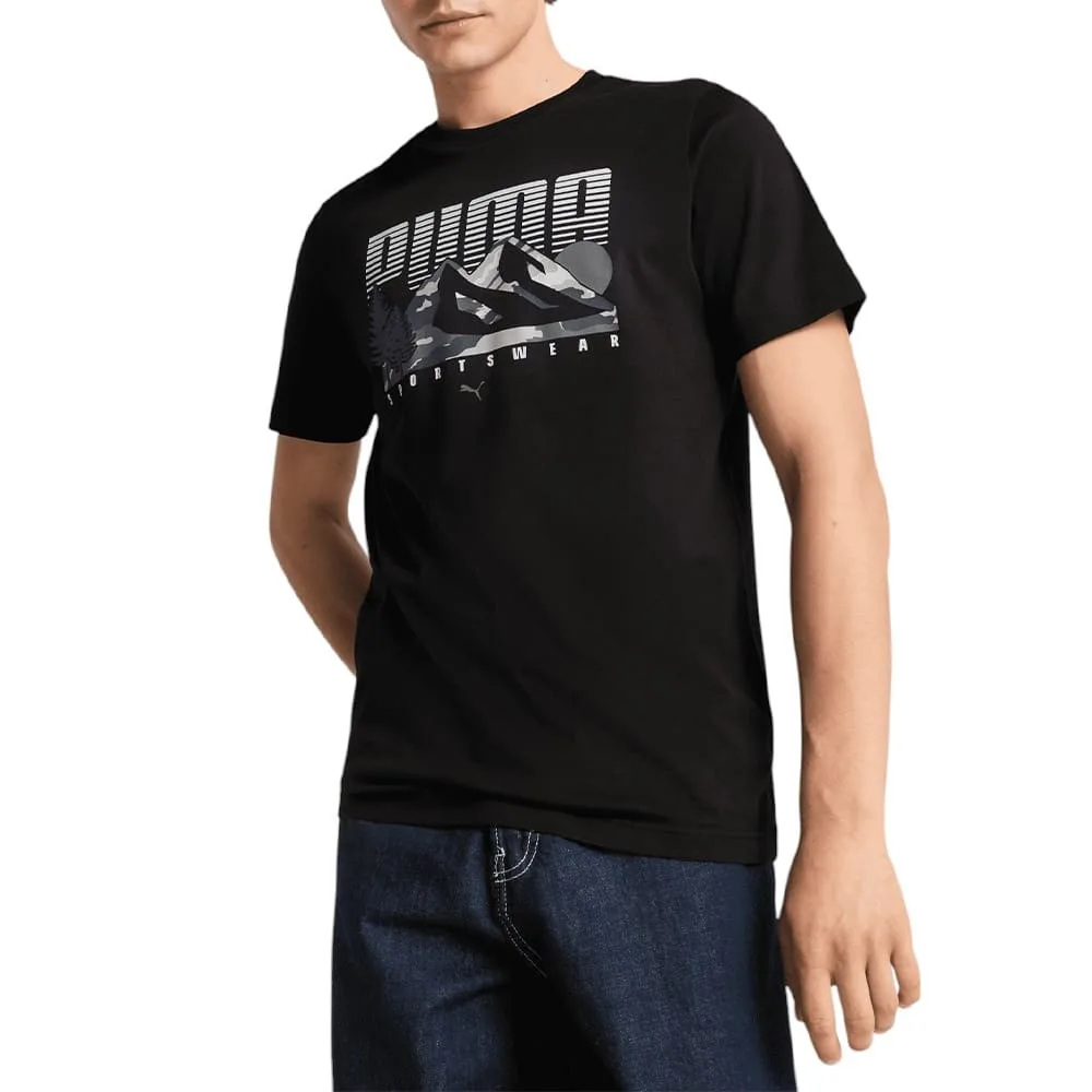 Puma 684828-01 Camiseta de hombre GRAPHICS Mountain Tee