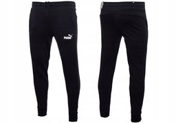 Pantalones Puma de Hombre ESS Logo Pants FL cl Black 586714-01